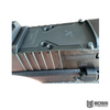 Close-up of FCD Gen 6 Glock RMR plate showing co-witness sight mounting