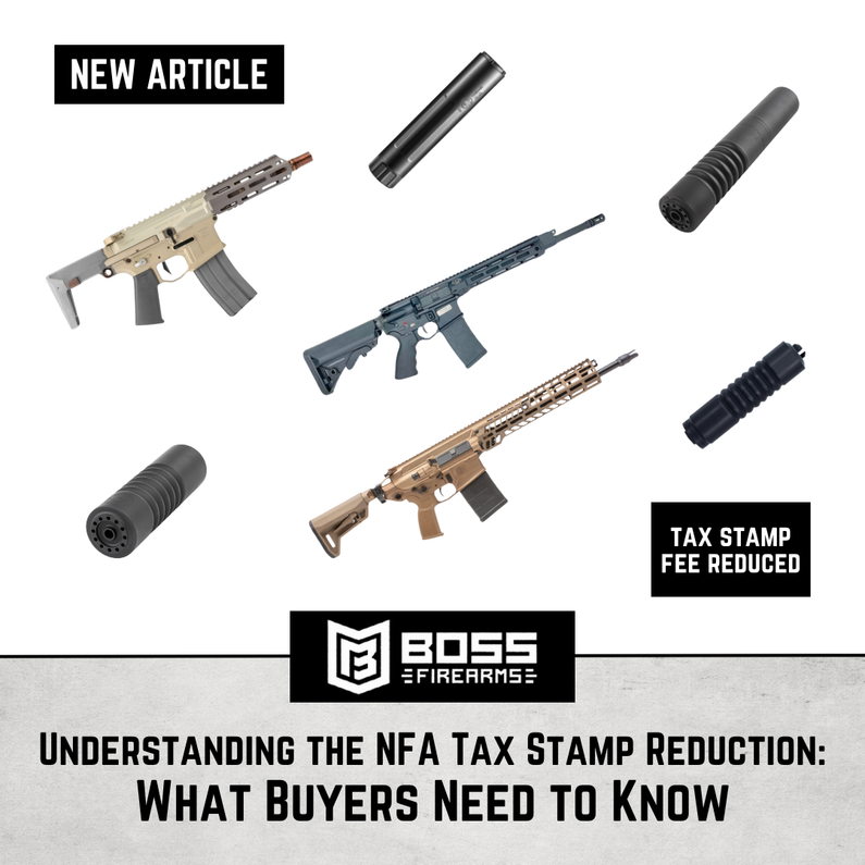 Understanding the NFA Tax Stamp Reduction: What Buyers Need to Know