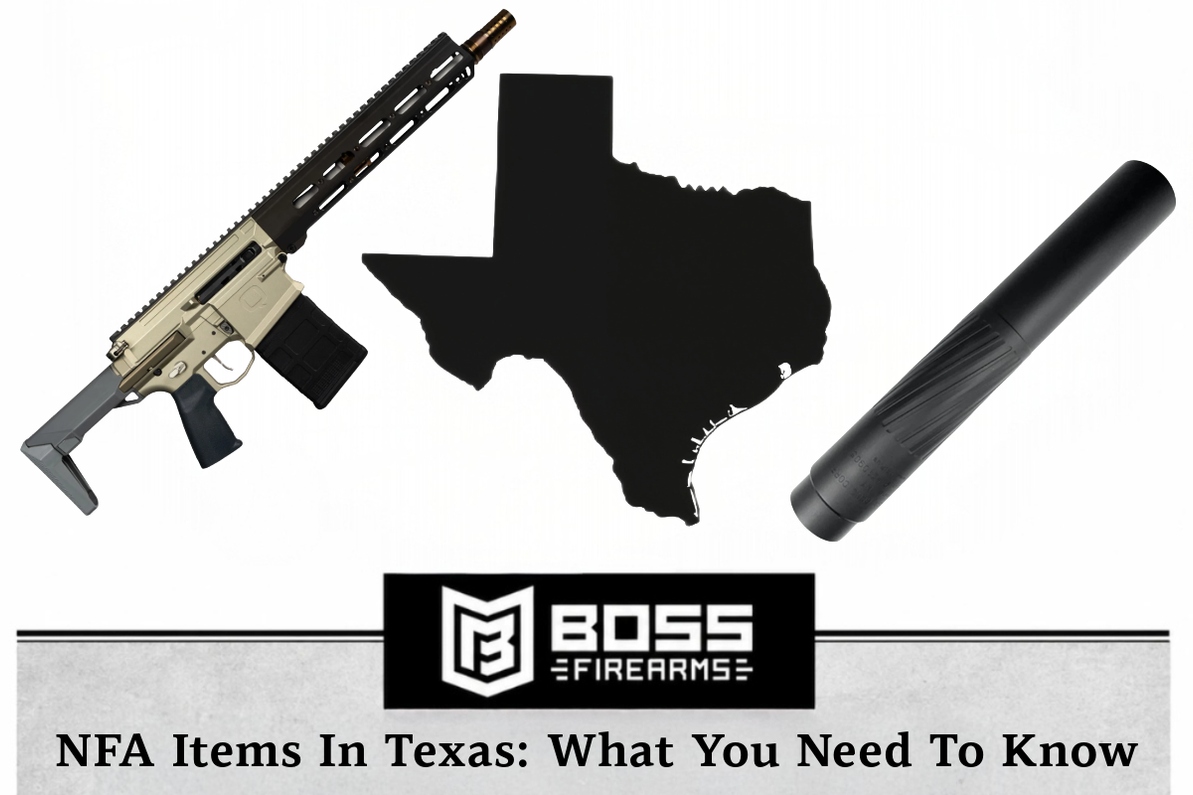 NFA Items in Texas: What You Need to Know About Suppressors, SBRs & SBSs