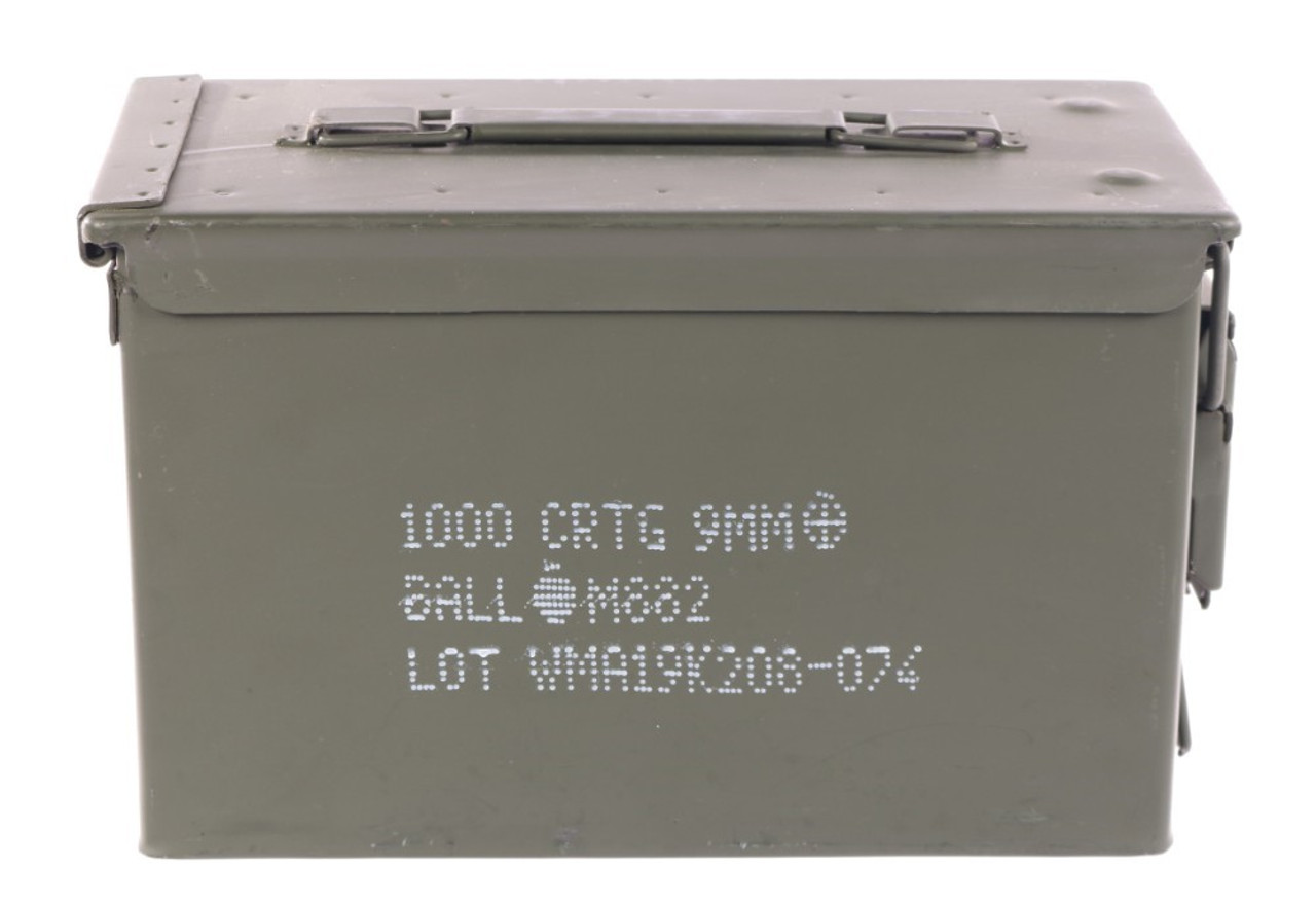 Military Surplus .50 Caliber Ammo Storage Can Steel ODG- Like