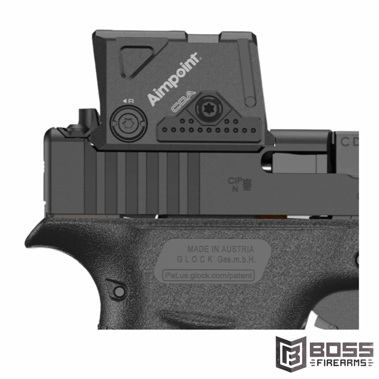 Glock - 43X MOS Aimpoint COA Optic Mounted 9mm Pistol 3