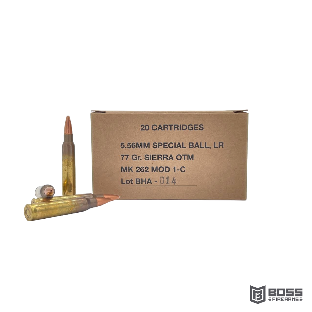 Black Hills - 5.56 77Gr. MK 262 MOD 1-C - 20rd Box - #M