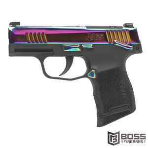 Sig Sauer - P365 380ACP Pistol 3.1" Rainbow Titanium - 365-380-RBT-MS - 798681671618 - Boss Firearms - BossFirearms.com Sig Sauer - P365 380ACP Pistol 3.1" Rainbow Titanium - 365-380-RBT-MS - 798681671618 - Boss Firearms - BossFirearms.com