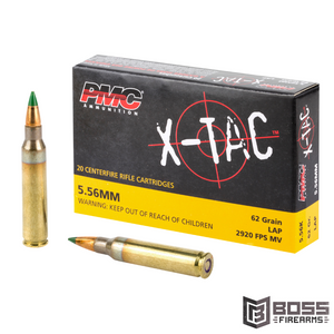 PMC Ammunition - XTAC 5.56 NATO - #5.56K - 741569010122 - Boss Firearms - BossFirearms.com PMC Ammunition - XTAC 5.56 NATO - #5.56K - 741569010122 - Boss Firearms - BossFirearms.com