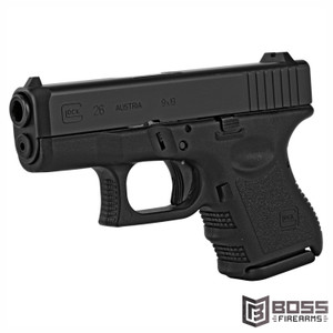 Glock - 26 Gen 3 9mm Pistol 3.43" - PI2650201 - 764503265020 - Boss Firearms - BossFirearms.com Glock - 26 Gen 3 9mm Pistol 3.43" - PI2650201 - 764503265020 - Boss Firearms - BossFirearms.com