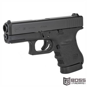 Glock - 36 Gen 3 .45ACP Pistol 3.78" - PI3650201FGR - 764503913884 - Boss Firearms - BossFirearms.com Glock - 36 Gen 3 .45ACP Pistol 3.78" - PI3650201FGR - 764503913884 - Boss Firearms - BossFirearms.com
