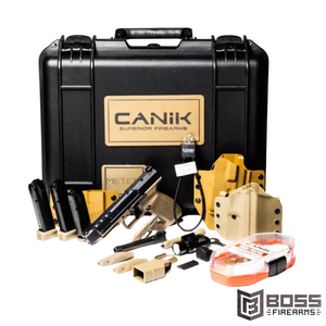 Canik - TP9 METE SFx Loadout Package 9mm Pistol 5.2" w/ Optic - HG7604-N - 787450850750 - Boss Firearms - BossFirearms.com Canik - TP9 METE SFx Loadout Package 9mm Pistol 5.2" w/ Optic - HG7604-N - 787450850750 - Boss Firearms - BossFirearms.com