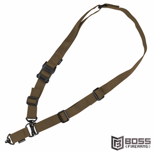 Magpul MS4 QDM Sling Fits AR Rifles Coyote Brown - MAG953-COY - 840815119425 - Boss Firearms - BossFirearms.com Magpul MS4 QDM Sling Fits AR Rifles Coyote Brown - MAG953-COY - 840815119425 - Boss Firearms - BossFirearms.com