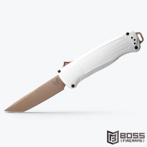 Benchmade - Shootout Tanto Blade Double-Action OTF - Cool Gray Grivory - #5370FE-02 - 610953210960 - Boss Firearms - BossFirearms.com Benchmade - Shootout Tanto Blade Double-Action OTF - Cool Gray Grivory - #5370FE-02 - 610953210960 - Boss Firearms - BossFirearms.com