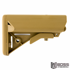B5 Systems SOPMOD Stock Assembly AR Milspec - Coyote - SOP-1076 - 814927020023 - Boss Firearms - BossFirearms.com B5 Systems SOPMOD Stock Assembly AR Milspec - Coyote - SOP-1076 - 814927020023 - Boss Firearms - BossFirearms.com