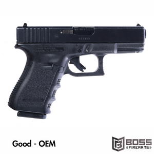 Glock 23 Gen 3 .40 S&W Pistol - 4.02" - Police Trade Used - PI23502GEN3 - Boss Firearms - BossFirearms.com Glock 23 Gen 3 .40 S&W Pistol - 4.02" - Police Trade Used - PI23502GEN3 - Boss Firearms - BossFirearms.com