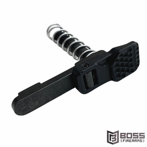 Forward Controls Design - Enhanced Mag Release Button - Ambidextrous - dimpled lever - EMR-A, AA - 682318760489 - Boss Firearms - BossFirearms.com Forward Controls Design - Enhanced Mag Release Button - Ambidextrous - dimpled lever - EMR-A, AA - 682318760489 - Boss Firearms - BossFirearms.com