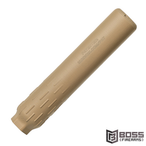 Huxwrx FLOW 22TI .22 Cal Titanium Direct Thread Suppressor - FDE - 3166 - 706433764303 - Boss Firearms - BossFirearms.com Huxwrx FLOW 22TI .22 Cal Titanium Direct Thread Suppressor - FDE - 3166 - 706433764303 - Boss Firearms - BossFirearms.com