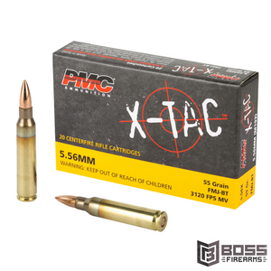 PMC Ammunition - XTAC 5.56 NATO - #5.56X - 741569010115 - Boss Firearms - BossFirearms.com PMC Ammunition - XTAC 5.56 NATO - #5.56X - 741569010115 - Boss Firearms - BossFirearms.com