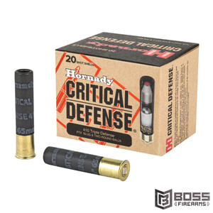 Hornady - Critical Defense 410ga 20/Box - 86238 - 090255862386 - Boss Firearms - BossFirearms.com Hornady - Critical Defense 410ga 20/Box - 86238 - 090255862386 - Boss Firearms - BossFirearms.com