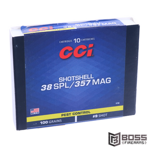 CCI Ammunition - Shotshell 357MAG 100gr 10/Box - #3738 - 076683037381 - Boss Firearms - BossFirearms.com CCI Ammunition - Shotshell 357MAG 100gr 10/Box - #3738 - 076683037381 - Boss Firearms - BossFirearms.com