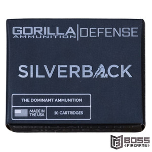 Gorilla - Silverback 9MM 115gr 20/Box - SB9115SD - Boss Firearms - BossFirearms.com Gorilla - Silverback 9MM 115gr 20/Box - SB9115SD - Boss Firearms - BossFirearms.com