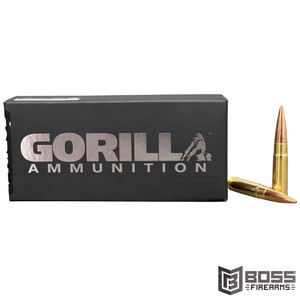 Gorilla - .300 AAC BlackOut Subsonic 215gr Berger Hybrid Target 20/Box - GA300215BHT - Boss Firearms - BossFirearms.com Gorilla - .300 AAC BlackOut Subsonic 215gr Berger Hybrid Target 20/Box - GA300215BHT - Boss Firearms - BossFirearms.com