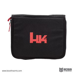 Heckler & Koch - Soft Pistol Case - 10" x 7.5" - Black - #HK51001075 Heckler & Koch - Soft Pistol Case - 10" x 7.5" - Black - #HK51001075