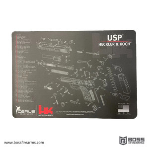 Heckler & Koch - USP Cerus Gear Gun Cleaning Mat - 12" x 17" Heckler & Koch - USP Cerus Gear Gun Cleaning Mat - 12" x 17"