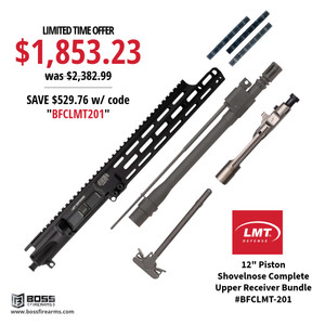 LMT Defense - 12" Piston Shovelnose Complete Upper Receiver Bundle - #BFCLMT-201 LMT Defense - 12" Piston Shovelnose Complete Upper Receiver Bundle - #BFCLMT-201