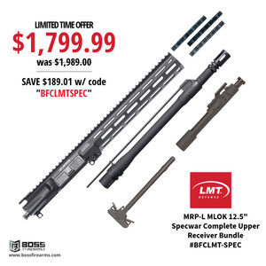 LMT Defense - MRP-L MLOK 12.5" Specwar Complete Upper Receiver Bundle - #BFCLMT-SPEC LMT Defense - MRP-L MLOK 12.5" Specwar Complete Upper Receiver Bundle - #BFCLMT-SPEC