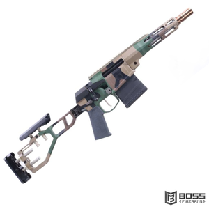 Q LLC x Silencer Shop Edition The Fix 8.6 Blk Bolt Action SBR 8" Woodland
