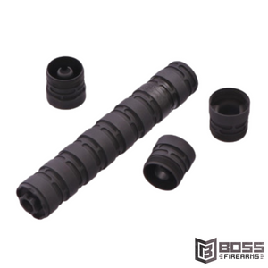 Q - Erector .22 Modular Rimfire Silencer - SIL-ER-22-BLK - 850035705070 - Boss Firearms - BossFirearms.com Q - Erector .22 Modular Rimfire Silencer - SIL-ER-22-BLK - 850035705070 - Boss Firearms - BossFirearms.com