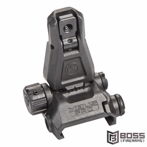Magpul MBUS Pro Flip Up Rear Sight - MAG276-BLK - 873750008387 - Boss Firearms - BossFirearms.com Magpul MBUS Pro Flip Up Rear Sight - MAG276-BLK - 873750008387 - Boss Firearms - BossFirearms.com