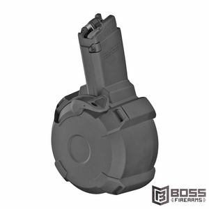 Magpul - PMAG D-50 9mm 50rd. Drum Magazine - MAG1035-BLK - 840815128830 - Boss Fierarms - BossFirearms.com Magpul - PMAG D-50 9mm 50rd. Drum Magazine - MAG1035-BLK - 840815128830 - Boss Fierarms - BossFirearms.com