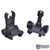 LMT Defense - Front & Rear Backup Flip Sights - Fits 5.56 / .308 - #L8BUIST - Boss Firearms - BossFirearms.com