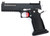 Masterpiece Arms DS9 Hybrid Black & Stainless 1911 9mm Semi-Auto Pistol - Co-Witness Trijicon, Medium Red Trigger