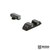AmeriGlo Classic Glock Gen 5 9mm/.40 Self-Defense Night Sights - 3-Dot, Tritium Green - #GL-5113