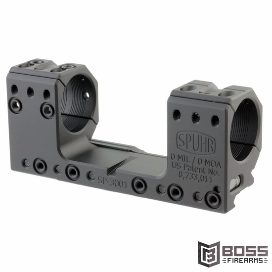 Spuhr - 30mm Picatinny Mount 0 MOA - 1.181" - SP-3001 - 7340150700065 - Boss Firearms - BossFirearms.com
