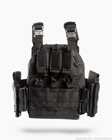 Guard Dog Body Armor Sheppard Quick Release Black Plate Carrier