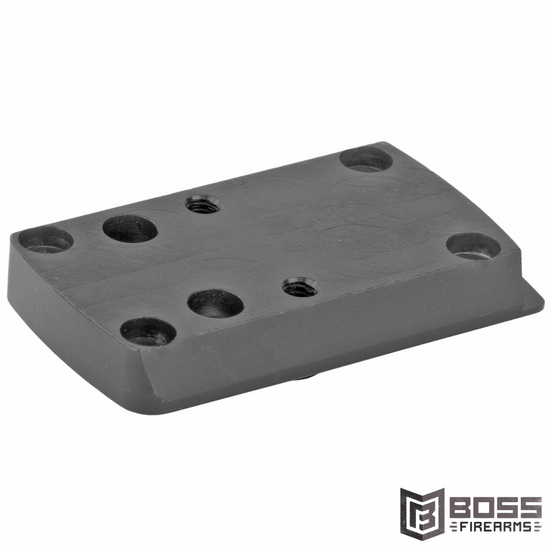 Trijicon, RMRcc, Adapter, Fits S&W M&P Shield OR, Springfield Hellcat OSP, Glock 43X MOS and 48MOS, Black Color