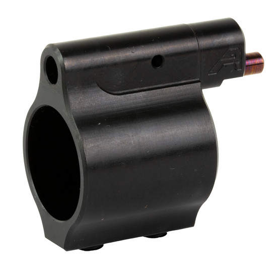 Aero Precision, Low Profile Adjustable Gas Block, Fits AR15 with 0.750" Barrel, Nitride Finish, Black