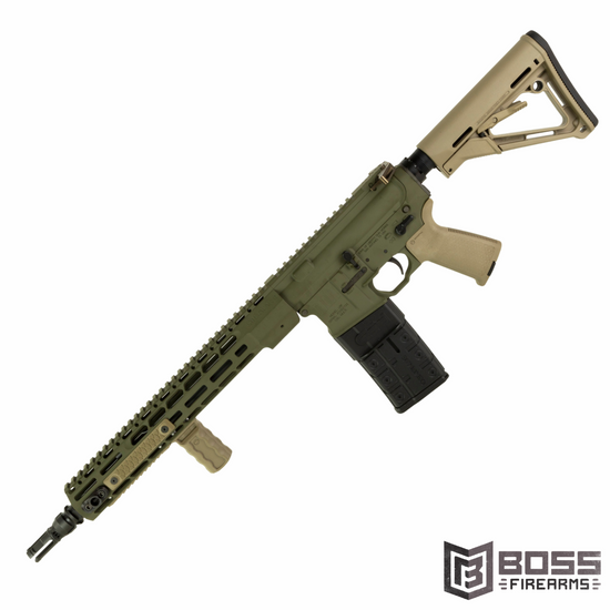 Sons of Liberty Gun Works - LRF Sage Dynamics 5.56NATO 13.7" Barrel - SAGE-LRF-13.7-OD-CA - 676821362735 - Boss Firearms - BossFirearms.com