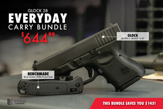$644.99 Glock 28 Everyday Carry Bundle
