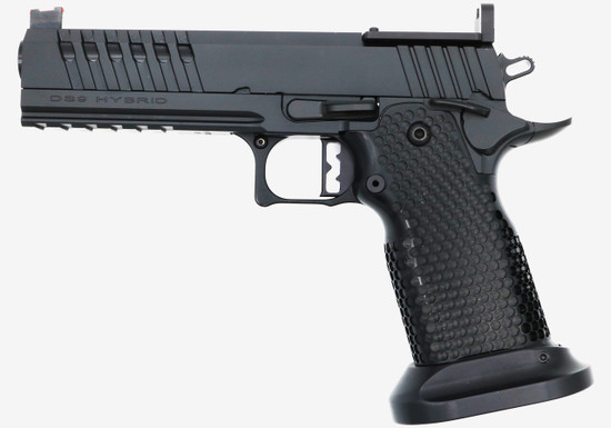 Masterpiece Arms DS9 Hybrid Black 1911 9mm Semi-Auto Pistol - Co-Witness Trijicon, Medium Trigger