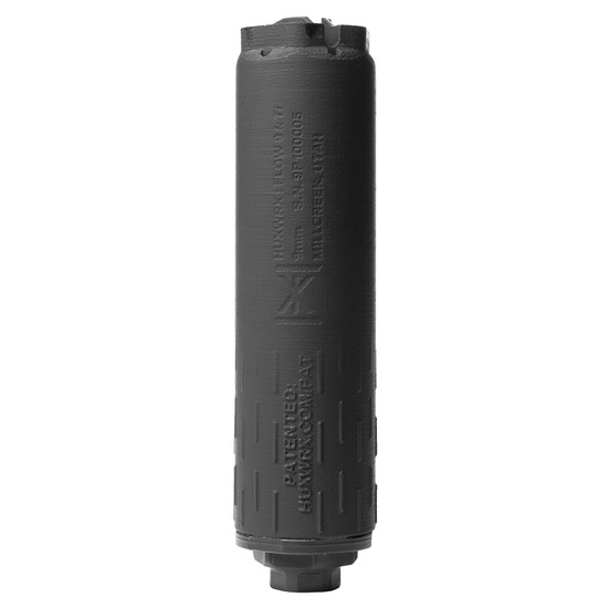 HUXWRX Safety Co. Flow 9K Ti Suppressor 5.33" w/out Booster Assembly, 5.87" with Included 1/2X28 Booster 2949