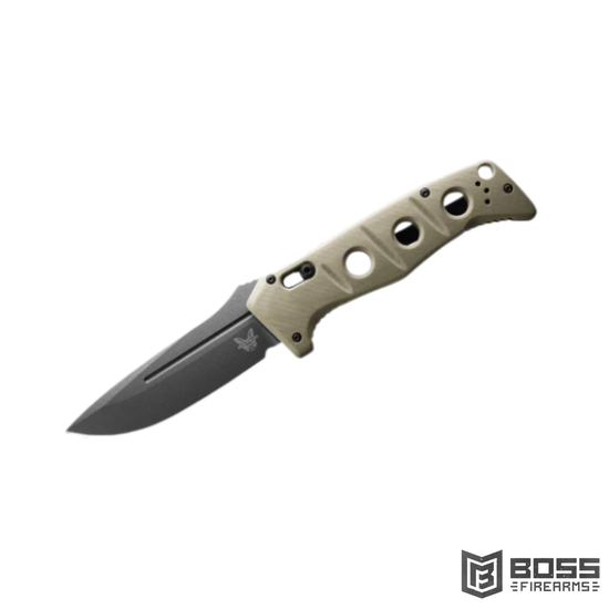 Benchmade Auto Adamas Desert Tan G10 Drop Point #2750GY-3