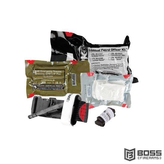 North American Rescue Individual Patrol Officer Kit (IPOK) Medical Kit #80-0167