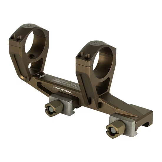 Nightforce X-Treme Duty 30mm 1.93" 0 MOA Dark Earth Ultramount #A684