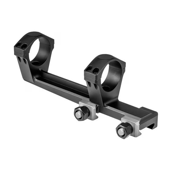 Nightforce Unimount 1.35" Height 20 MOA 30mm - Service Rifle #A465