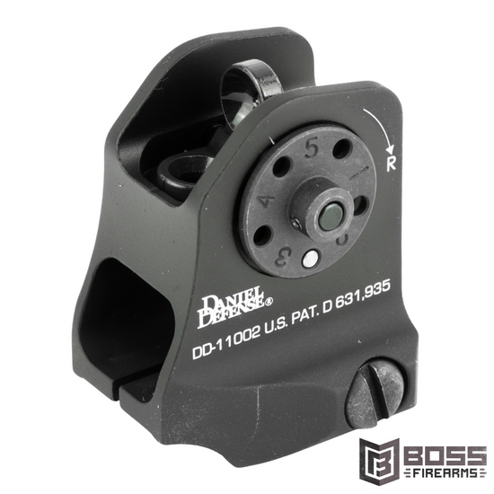Daniel Defense - A1.5 Fixed Rear Sight Picatinny Mount - 19-064-11002 852548002110 - Boss Firearms - BossFirearms.com