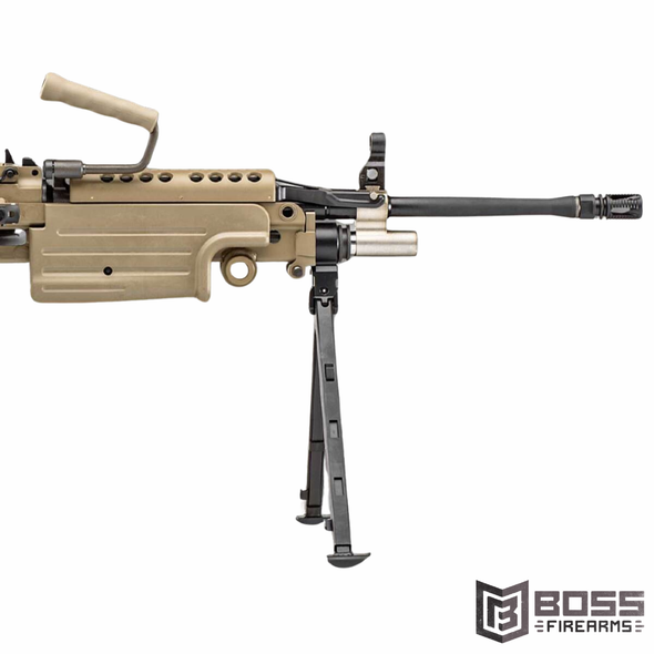 FN M249S 5.56 NATO Belt Fed Rifle - 18.5" (Black) -  46-100169 - 845737015077 - Boss Firearms - BossFirearms.com