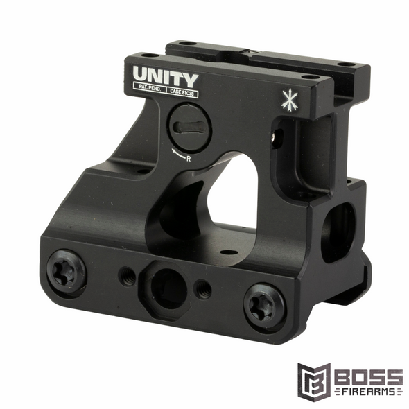 Unity Tactical - FAST Micro Red Dot Mount 2.26" Black - FST-MROB - 810007880587 - Boss Firearms - BossFirearms.com