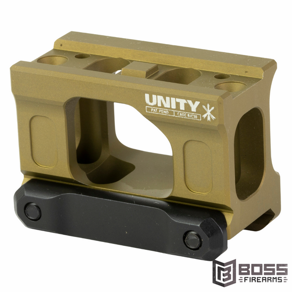 Unity Tactical - FAST Micro Red Dot Mount 2.26" FDE - FST-MISF - 810007881133 - Boss Firearms - BossFirearms.com