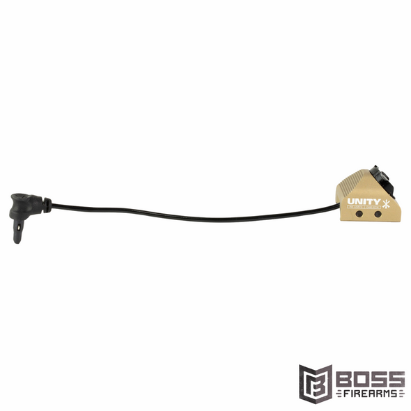 Unity Tactical - Hot Button MILSPEC Rail Mount Laser FDE - HBR-IF - 810007880242 - Boss Firearms - BossFirearms.com